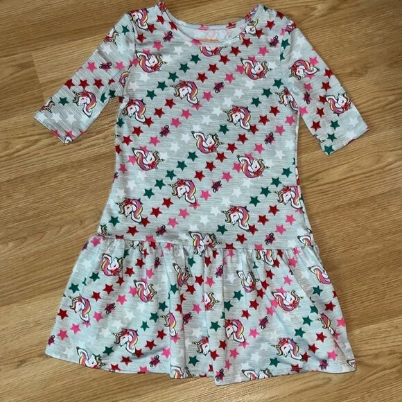 Nickelodeon Unicorn Star Print Dress - Picture 1 of 3